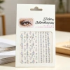 AB Waterdrop color facial diamond stickers Self-adhesive Dazzling eye Makeup Diamond stickers Nail Art decoration Stage makeup Diamond stickers Specification image